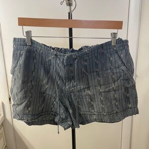 Prana Blue Cargo Shorts Casual Summer Style